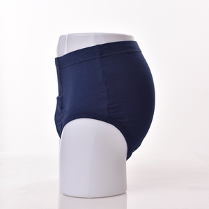 Hommes Culottes D'incontinence Imperméable Boxers et Slips 100% Coton Jersey PU-608 - Product Image 3