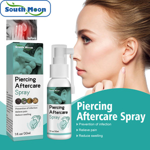South Moon Spray <span class=keywords><strong>de</strong></span> 30 ml para Aliviar el Dolor y la Hinchazón, Líquido Preventivo para Infecciones <span class=keywords><strong>de</strong></span> Nariz, Lengua y Oídos, Spray para el Cuidado Posterior a la Perforación - Product Image 2