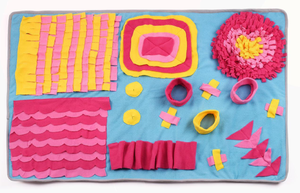 Tapis de reniflement interactif pour chiens, série de puzzles gratuits, tapis d'alimentation lente, jouet de puzzle interactif pour chiens - Product Image 4