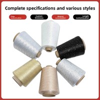 Fil de polyester perlé or et argent, accessoires de tissage de vêtements personnalisés, fil de perles coloré spécial Tonglu Xiaoxiang Wind Tuyi