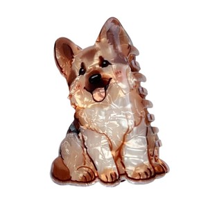 Pinzas para el <span class=keywords><strong>pelo</strong></span> con forma de animales adorables: Corgi, Pastor, Cachorro, Tiburón. Accesorios para el cabello con diseño de mascotas. - Product Image 5