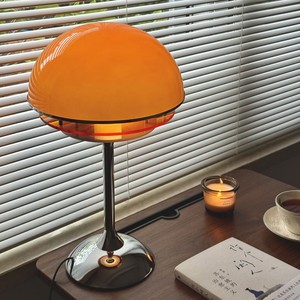 Lámpara de mesa estilo vintage con control de interruptor E27 para dormitorio, sala de estar, estudio, iluminación ambiental de diseño - Product Image 1