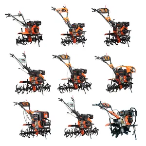 Top Rang Profession Machines Agricoles Utilisation Agricole Machine Culture Terre Rotatif 7Hp Mini Power Tiller Hoe Cultivator