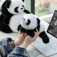 Bantal Tubuh Panda Raksasa Super Lembut - Mainan Boneka Peluk yang Menggemaskan untuk Tidur & Bersantai, Bantal Sandaran Tempat Tidur yang Nyaman, Hadiah Ulang Tahun yang Sempurna