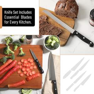 مطبخ ياباني من الفولاذ المقاوم للصدأ عالي الكربون مع براية مكعبات - Product Image 6