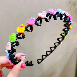 Jiamu Venta caliente dibujos animados onda niños diadema lindo Animal flor antideslizante banda para el cabello para niñas pequeñas vida diaria coreana elegante - Product Image 6