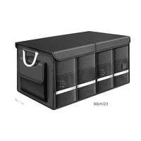 Bolsa de Almacenamiento Impermeable de Gran Capacidad, Organizador de Maletero para SUV/Sedán, Plegable, Ligero, Portátil, para Viajes en Auto
