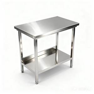 Restoran otel mutfak için çeşitli boyutlarda özelleştirilmiş paslanmaz çelik Worktable mutfak masa envanter - Product Image 1