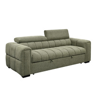 Canapé sectionnel trois places de conception européenne The Leader avec rangement, ensemble de canapés confortables, mobilier de chambre d'appartement, canapé-lit