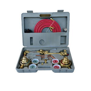 Kit de Soplete de Corte de Oxígeno-Acetileno de Tamaño Mediano, Kit de Herramientas de Soldadura de Estilo Americano para Calentamiento, para Exportación - Product Image 1