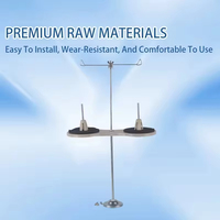 Support de fil pour machine à coudre multi-aiguilles en métal durable de qualité industrielle, robuste pour la production professionnelle en usine textile