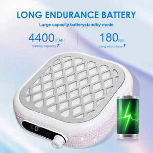 مكنسة كهربائية لتنظيف الأظافر بقوة 30 واط، لاسلكية وقابلة لإعادة الشحن، مع فلتر ماسي لجمع الغبار، مناسبة للصالونات والاستخدام المنزلي - Product Image 5