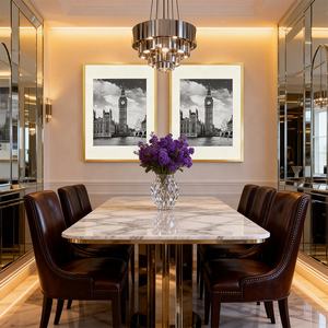 <span class=keywords><strong>Cadre</strong></span> photo en métal noir moderne fait <span class=keywords><strong>à</strong></span> la main en alliage d'aluminium avec verre HD pour accrocher au mur et <span class=keywords><strong>poser</strong></span> sur table - Product Image 6