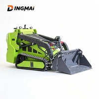 Mini-chargeuse sur chenilles diesel DINGMAI, certifiée CE EPA Euro5, machine multifonctionnelle pour la construction agricole, divers accessoires, pompe