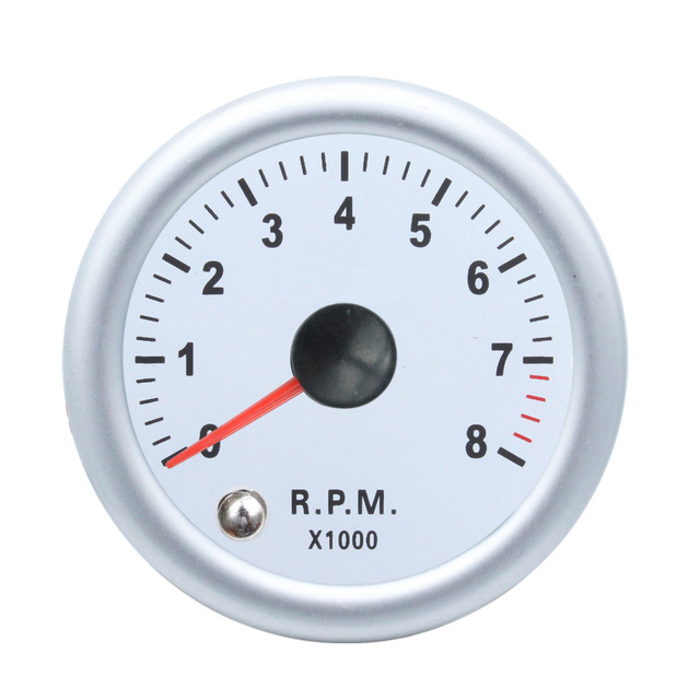 New 2-Inch 52mm Colorful Modified Electronic Instrument Tachometer Car Electronics Meter
