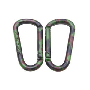 Móc Khóa Móc Leo Núi Bằng Nhôm Ngụy Trang 8 Cm Bán Sỉ Từ Nhà Máy Móc Khóa D Kẹp Lò Xo Móc Khóa Khuyến Mại - Product Image 1