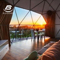 Tente imperméable de Chambre de dôme d'igloo de PVC de structure en acier de 20 pieds dans le désert