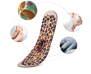 Nouveau produit Massage des pieds semelle intérieure en caoutchouc pavé thérapie point d'<span class=keywords><strong>acupression</strong></span> conception réflexologie pieds pour hommes femmes - Product Image 3