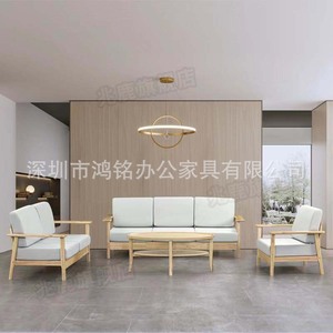 โซฟาไม้เนื้อแข็งสำหรับสถานพักคนชรา โซฟาโรงแรมที่ทนทาน - Product Image 3