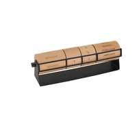 Luxe en acier inoxydable et bois bureau décoratif Date Table calendrier créatif rotatif perpétuel bijoux boîte-cadeau signe mural