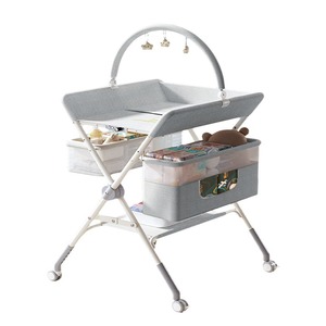 Station de soins pour bébé multifonctionnelle minimaliste, nouvelle arrivée 2026, pliable, table à langer <span class=keywords><strong>mobile</strong></span> et table tactile - Product Image 2