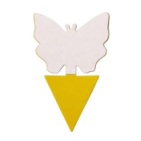 Piège à mouches à fruits écologique Pièges à mouches collants jaunes pour utilisation intérieure/extérieure Plantes Insectes