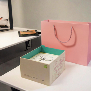 Custom Logo <strong>Red</strong> Bow Gift <strong>Box</strong> Recyclable Wedding Paper Packaging Gold Foil/Ribbon Matt Lamination Printing Hot Sales for Candle - Product Image 3