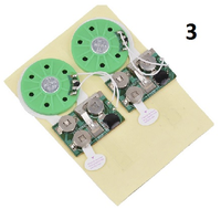 Module sonore programmable personnalisé avec capteur de lumière, puce musicale, circuit imprimé pour cartes de vœux musicales et jouets sonores
