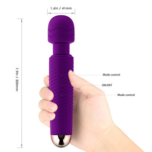 25 Tần số đầu Vibrator <span class=keywords><strong>USB</strong></span> có thể sạc lại Silicone thủ dâm phụ nữ AV massage Stick dildos Vibrator Đồ chơi tình dục cho phụ nữ - Product Image 5