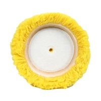 Tampon en laine 3 ''Hook & Loop Grip, pour polisseuse, tampon de précision automobile, matériau 100% laine