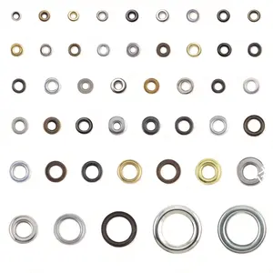 Custom Metal Garment Mesh Eyelets 5mm 6mm 8mm Brass Stainless Steel Eyelets Shoes for shoe clothing Hats