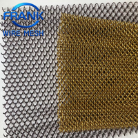 Cortina de Eslabones Metálicos Decorativa en Negro Mate y Dorado de 18~20 mm de Apertura, Acero Inoxidable 304/316, para Bar/Bar Silencioso