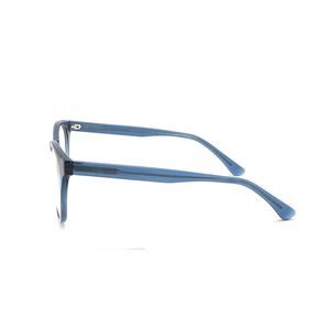 Montura de gafas de lectura de titanio puro de calidad óptica Unisex, montura azul y negra, precio al por mayor, monturas de gafas - Product Image 1