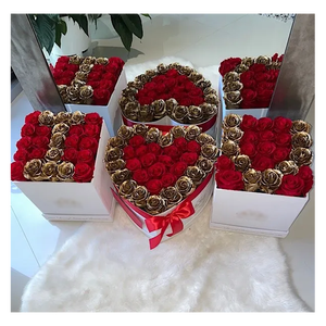 <span class=keywords><strong>Pas</strong></span> <span class=keywords><strong>cher</strong></span> Chine gros personnalisé roses conservées pour toujours vraies roses prix fleur conservée <span class=keywords><strong>rose</strong></span> dans une boîte rigide de levage - Product Image 1