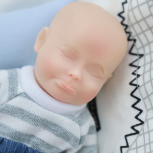 Muñecas <span class=keywords><strong>de</strong></span> Bebé <span class=keywords><strong>de</strong></span> <span class=keywords><strong>Silicona</strong></span> Sólida Realistas en <span class=keywords><strong>Miniatura</strong></span> <span class=keywords><strong>de</strong></span> 6 Pulgadas, Muñecas <span class=keywords><strong>de</strong></span> Bebé Reborn Dormidas, Juguetes Hiperrealistas para Niños - Product Image 2