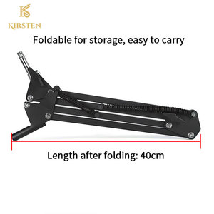 Giá đỡ micro kim loại ABS chống rung, có thể điều chỉnh tự do, dành cho phát trực tiếp và hát - Product Image 6