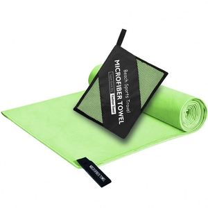 High Quality Microfiber Quick-Dry Cold Solid Color Sports Towel With Plain Dyed Custom Print Logo for Gym & Outdoor Use - Product Image 6