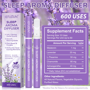SEFUDUN Rauchfreie Natürliche Rauchalternative Lungen-Gesundheitsunterstützung Kräuter-Königskerzen-Grüntee Beruhigender Schlaf Energie Aroma Diffusor - Product Image 3