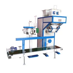 wheat flour packing machine/cow pig feed weighting filling sealing machine/sewing automatic multi function chili powder packer