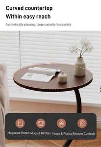 Table basse multifonctionnelle mobile en bois écologique pour la maison, le balcon, les loisirs, table d'appoint pour canapé de salon - Product Image 4