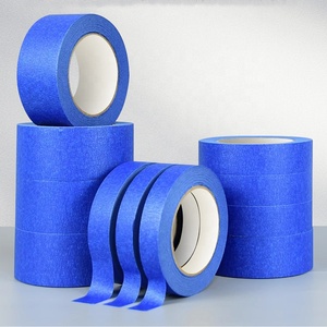 Adesivo Protetor Resistente Uv Removível Do Pintor 14 dias Azul Crepe Papel Fita De Mascaramento - Product Image 1