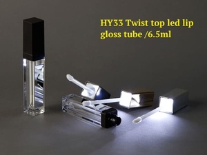 Gloss à lèvres avec lampes LED, bouchon à vis en plastique, capacité de 9 ml - Product Image 2