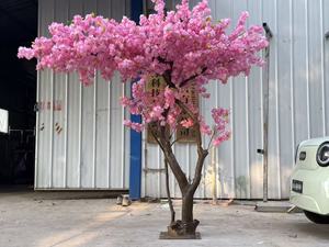 ต้นซากุระประดิษฐ์ตกแต่ง ดอกซากุระสีชมพู ดอกซากุระปลอม สำหรับตกแต่งภายในและภายนอกบ้าน สำนักงาน งานปาร์ตี้ - Product Image 5