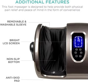 Rodillo de Masaje para Piernas con Conexión Eléctrica para Mejorar la Circulación y Relajar los Músculos, Masajeador de Pies y Piernas con Beneficios para la Salud - Product Image 5