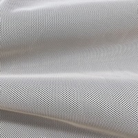 Tissu en filet 100 % polyester blanc, respirant, léger (1 mm, 100 g/m²), pour robes de soirée et robes à paillettes, tissu tulle, tissu dentelle