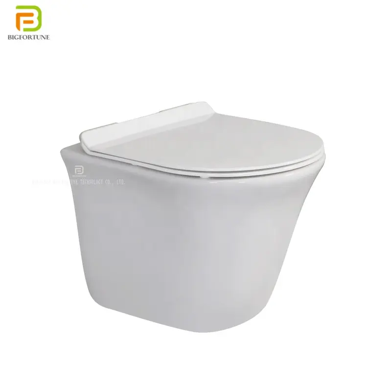 New arrival customizable ceramic hanging commode p trap wall mounted toilet in bulk