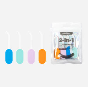 Outil de retrait d'aligneurs transparents 2-en-1 <span class=keywords><strong>Too</strong></span> Care : Plateau coloré et outil de retrait pour appareils orthodontiques invisibles - Product Image 2