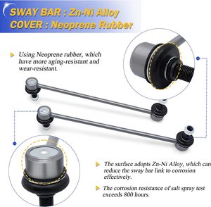 Tengood piezas de suspensión automática estabilizador Sway <span class=keywords><strong>Bar</strong></span> enlaces para soleado NISSAN CEFIRO 44520-51000 54618-0E000 54618-0Z000 - Product Image 5