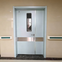 Porte d'hôpital HPL de haute qualité, ignifuge, antibactérienne, pour couloir de service, laboratoire, pharmacie, certifiée CE/ISO