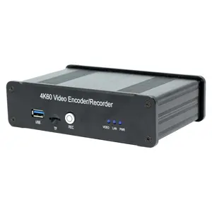 Unisheen 신제품 HDMI 2 in 1 H.265 인코더 4k60 비디오 레코더